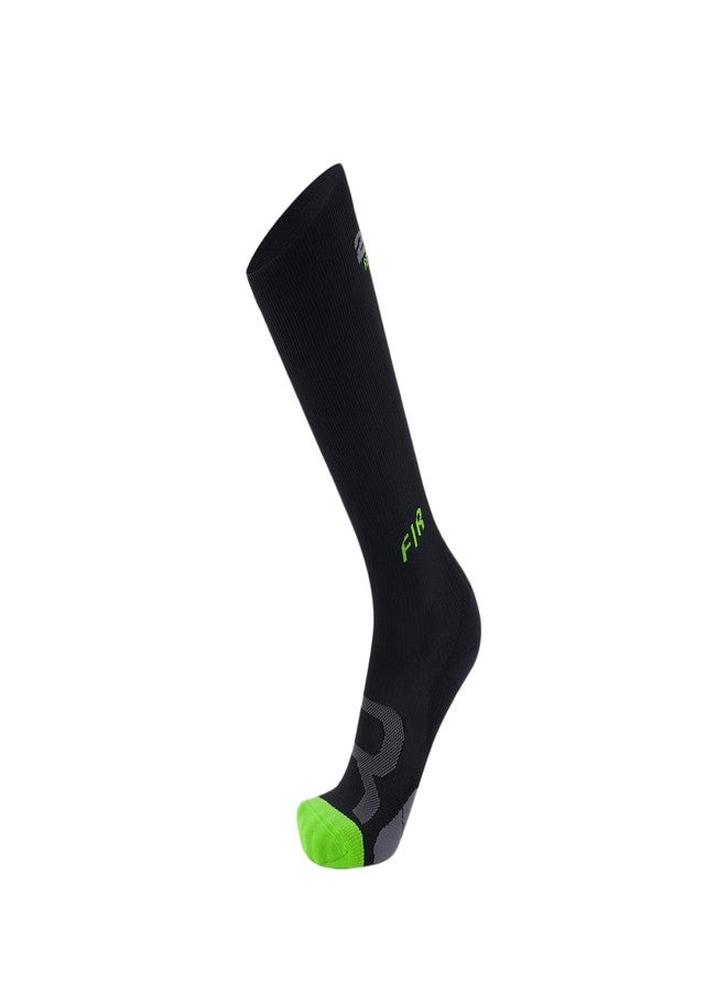 2 اكس يو جوارب ضغط 2XU للجنسين بتقنية الأشعة تحت الحمراء للتعافي - أسود/رمادي - مقاس كبير 2 - Image 1