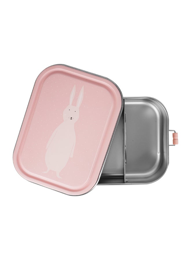 Trixie Stainless Steel Lunch Box Large - 2-Compartment - Mrs. Rabbit - Image 3