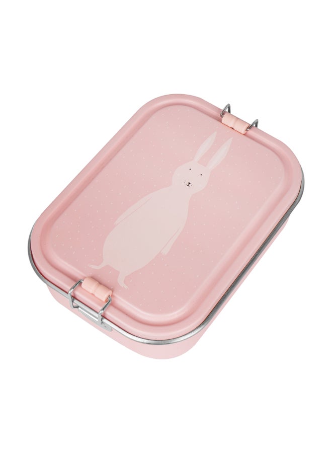 Trixie Stainless Steel Lunch Box Large - 2-Compartment - Mrs. Rabbit - Image 1