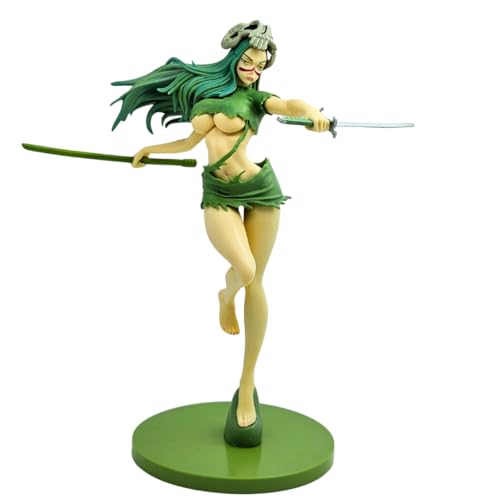 Realmkart Bleach Action Figure | Nel 24cm Anime Collectible Statue with Interchangeable Faces & Sword | Bleach Anime Action Figure for Fans, Study Table, Office Table - Image 1