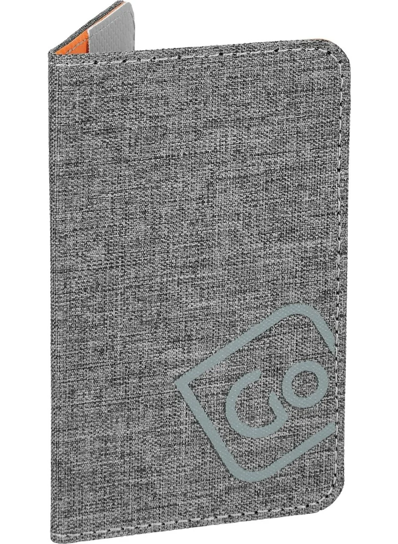 Go TRAVEL GO RFID Card Slip GO687.101 Grey RFID Blocking Card Holder Wallet with Magnetic Closure