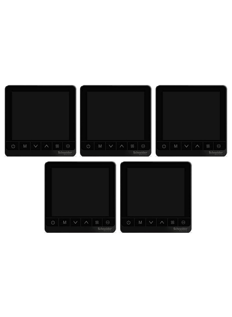 Schneider Electric Schneider Space Logic Digital Thermostat Touch Screen FCU Modbus 4P 240V XSs - Pack of 5