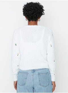 trendyol Cardigan - Ecru - Regular  - Image 5