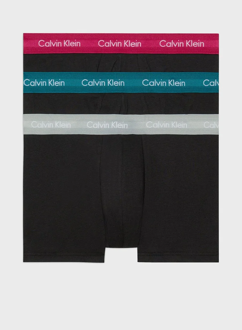 CALVIN KLEIN 3 Pack Low Rise Trunks