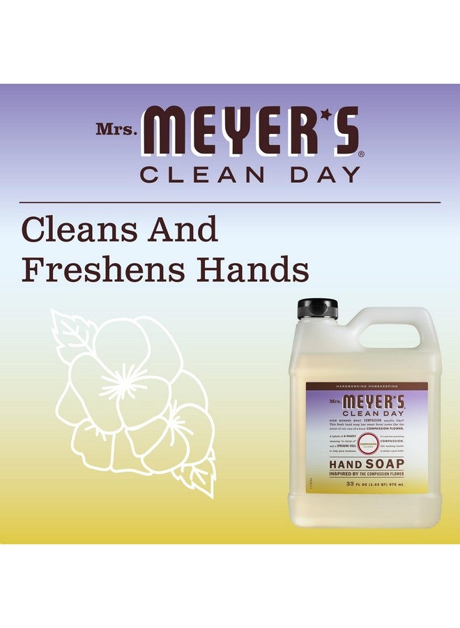 مسز مايرز كلين داي عبوة إعادة تعبئة صابون اليدين كلين داي من السيدة مايرز، مصنوعة من زيوت عطرية، تركيبة قابلة للتحلل الحيوي، برائحة زهرة الشفقة، قد تختلف العبوة، 33 أونصة سائلة - Image 5