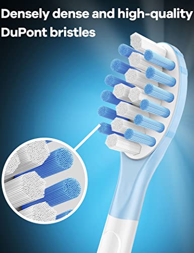 Ofashu Replacement Toothbrush Heads for Philips Sonicare ProtectiveClean C3 G3 W3 C2 4100 9044, White, 8 Packs - Image 4
