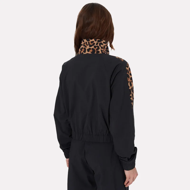 Reebok Reebok Animal Print Vector Track Women's Jacket - Black