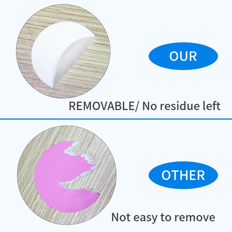 Ouzoustate 2 Inch Removable Stickers Large Colored Dot Stickers Big Waterproof Round Circle Labels Easy Peel Off for Boxes ï¼Œ240 PCS (Multicolored, 2 Inch) - Image 2