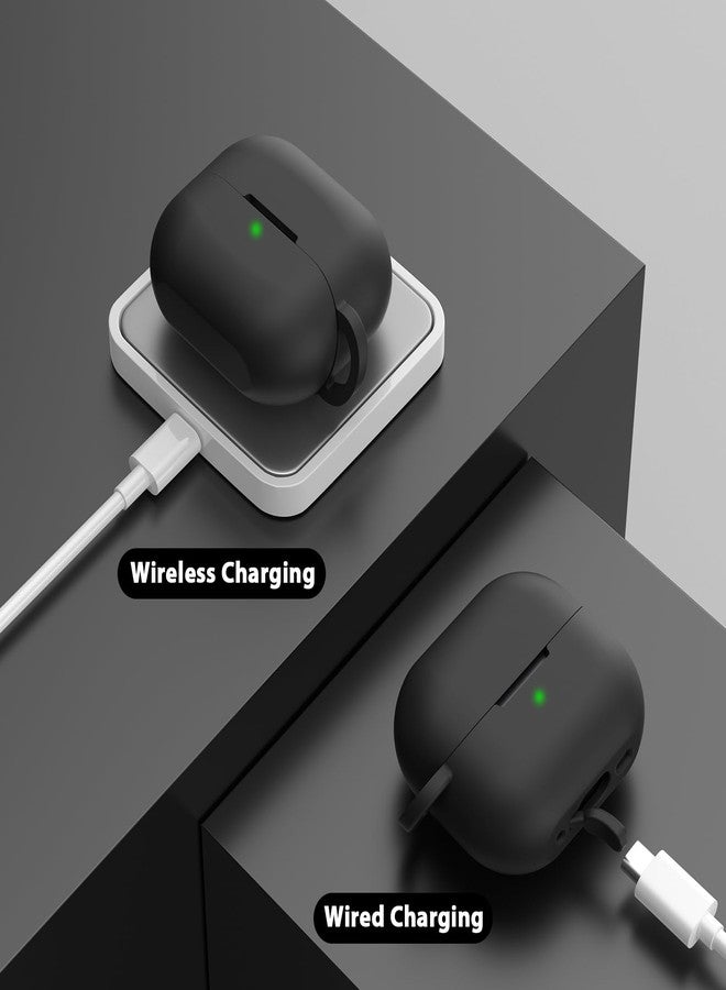 جرابات VISOOM لسماعات AirPods 4 إصدار 2024، غطاء سيليكون مضاد للسقوط للنساء، سماعات أذن لاسلكية iPod 4، جرابات شحن، سلسلة مفاتيح مزينة للبنات لسماعات AirPods من الجيل الرابع - Image 3