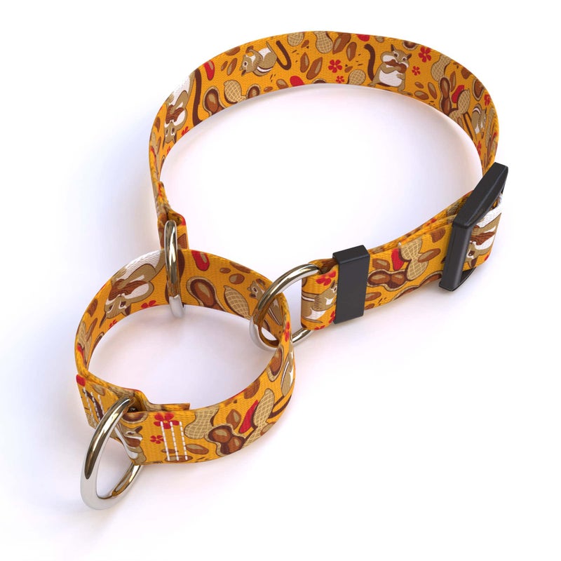 Yellow Dog Design Martingale Slip Collar, Chipmunks, Extra Small 10" - Image 2