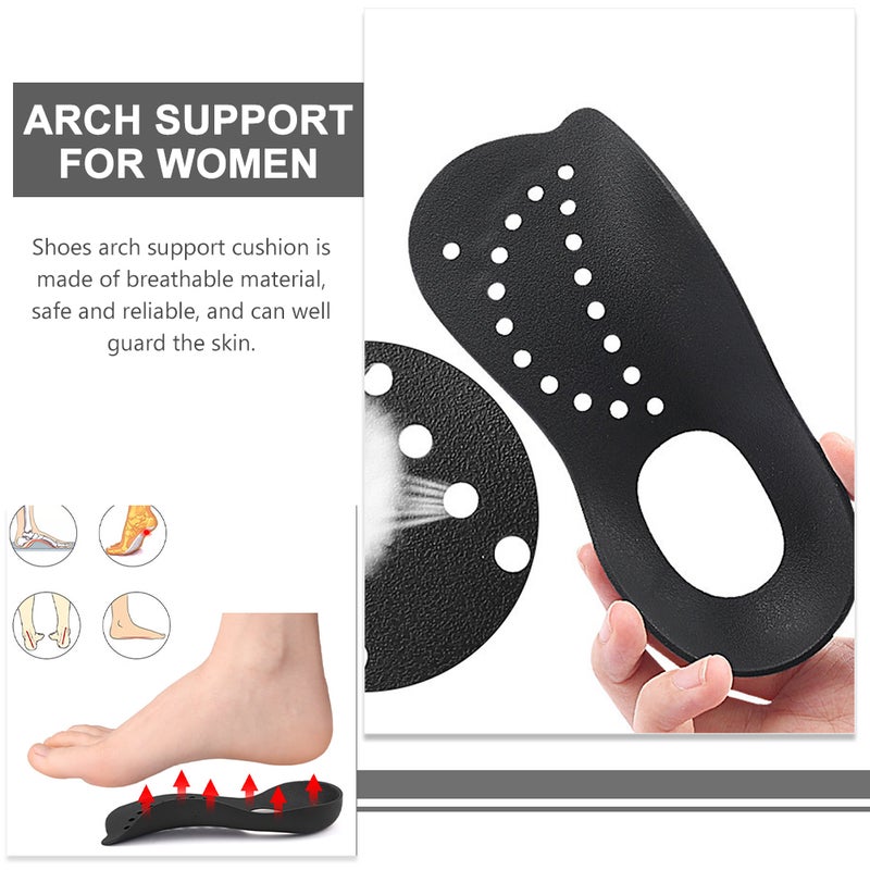 1 Pair of Cushions Adhesive Shoe Heel Liners Shoes Arch Protective Insoles - Image 2