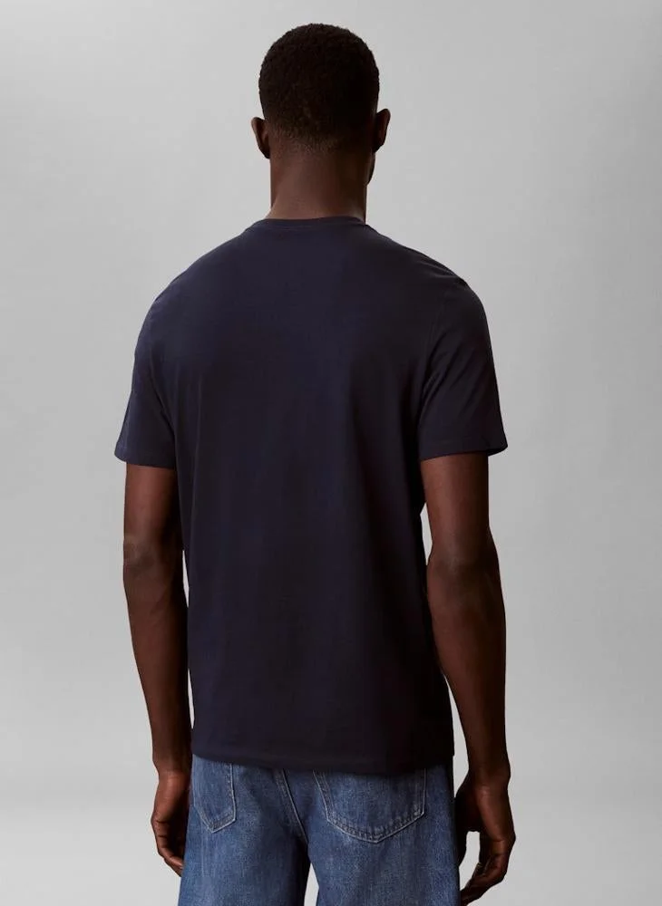 Calvin Klein Jeans  Logo Graphic Crew Neck T-Shirt for Men | Best Price UAE