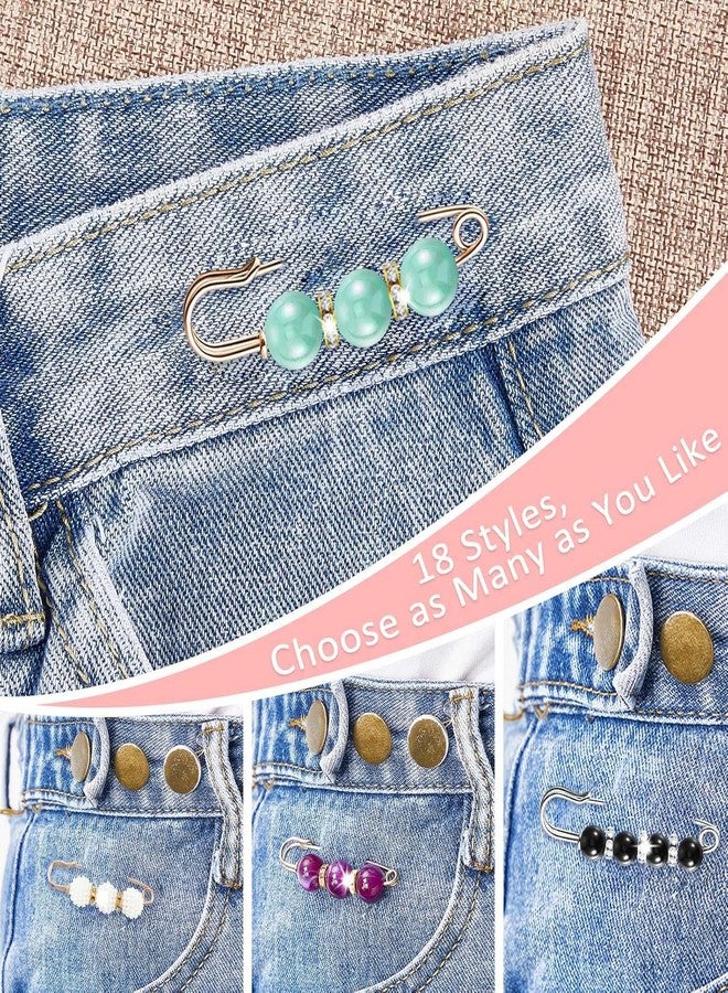 VALUEVIBES Decorative Pearl Clothing Pins for Women - Elegant Artificial Pearl Brooch Set for Shawls, Sweaters, Cardigans, Dresses & Skirts (Bright Style) (13) - Image 5