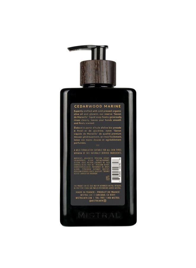 mistral - Men'S Natural Hand Soap Cedarwood Marine - Image 1