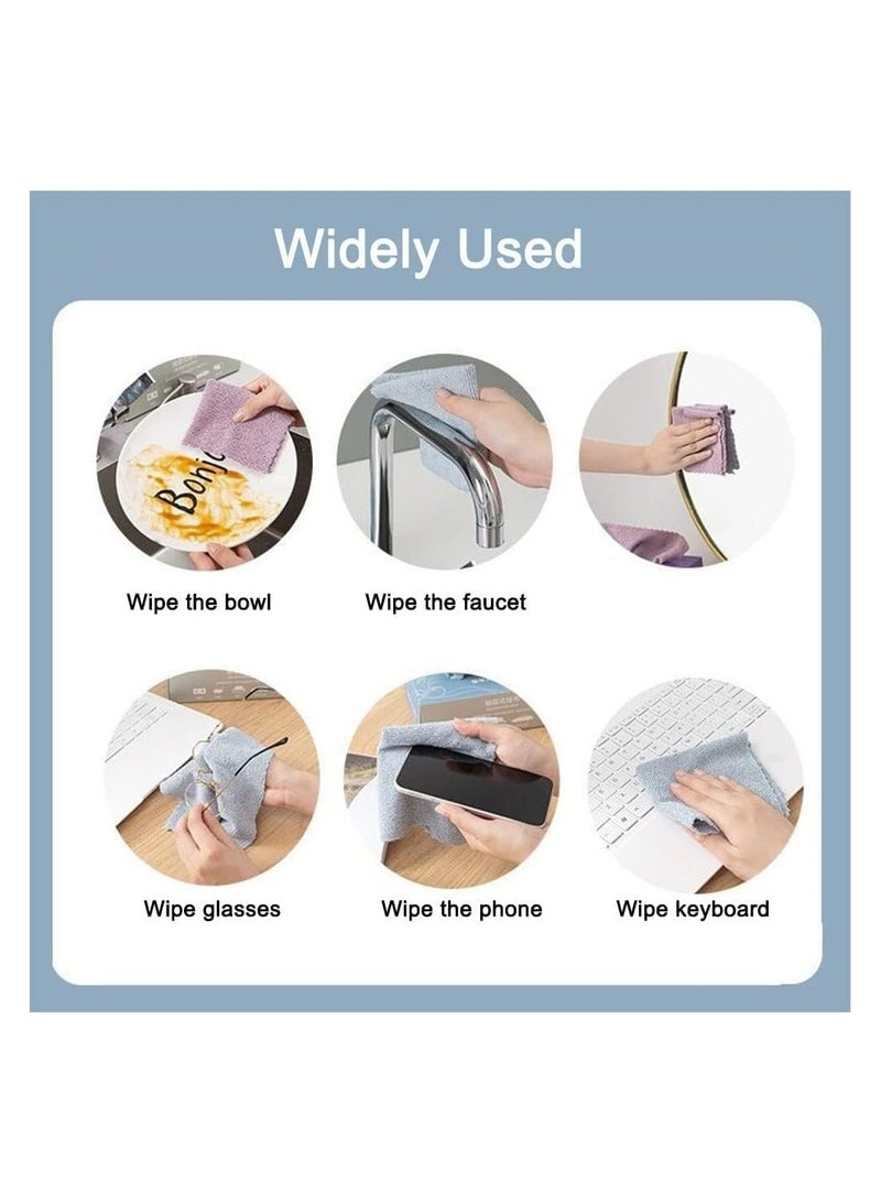 Reusable Cleaning Cloth Microfiber Towel Rags Cleaning Cloth, Keep Your Kitchen Sparkling Clean with Disposable Dish Cloths (Color May Vary)  - Image 3