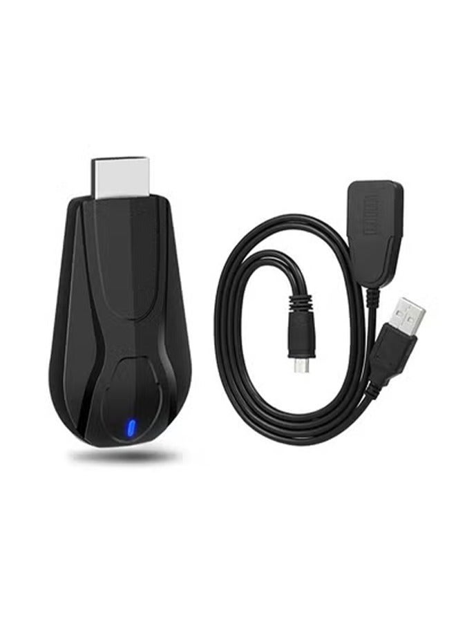K11 Wireless WiFi Display Dongle Receiver 1080P HD TV Stick Miracast Airplay DLNA Mirroring Compatible with Phone to TV Projector Black  - Image 1