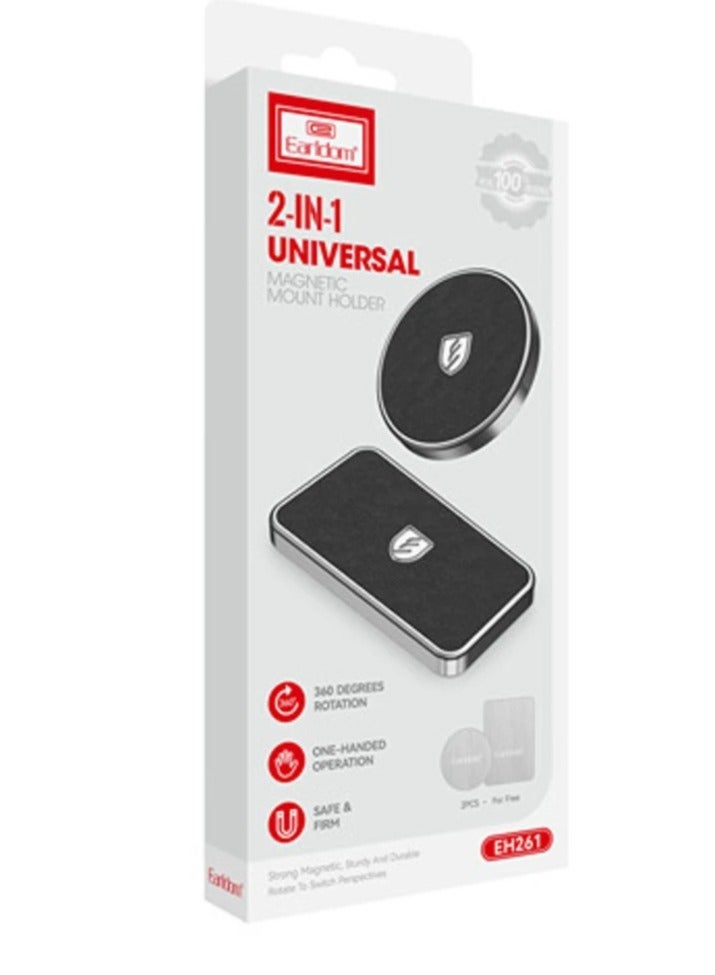 JAJEEK "ET-EH261 Magnetic Phone Holder – Premium Black Car Mount for Smartphones, Strong Magnetic Grip & Adjustable" - Image 2