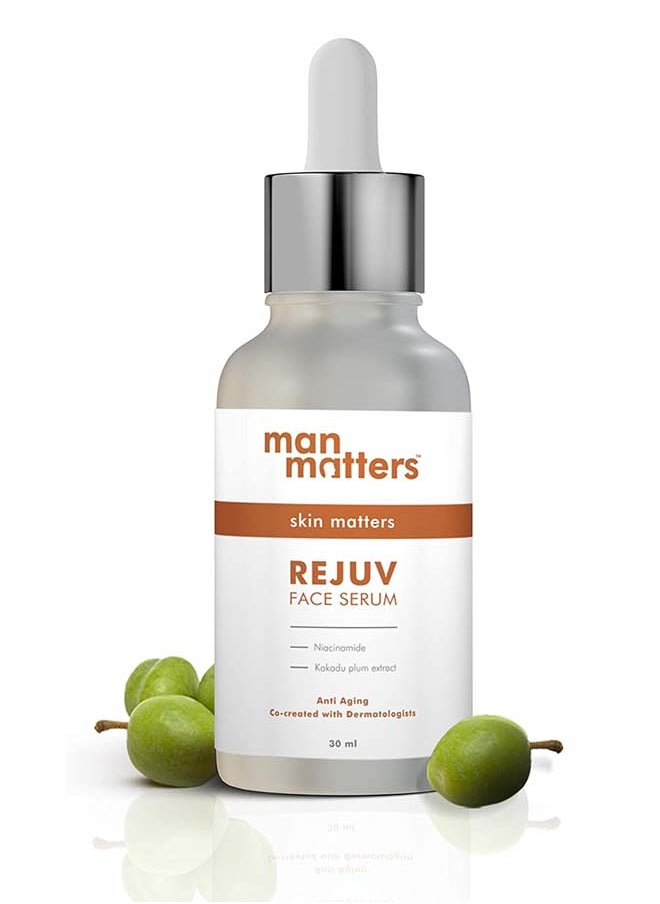 Man Matters - Rejuv Face Serum Radiant Skin, Fights Acne, Acne Scars, Aging And Dark Spots Co-Created By Dermatologists - Image 1