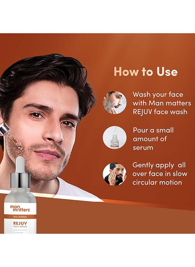 Man Matters - Rejuv Face Serum Radiant Skin, Fights Acne, Acne Scars, Aging And Dark Spots Co-Created By Dermatologists - Image 1