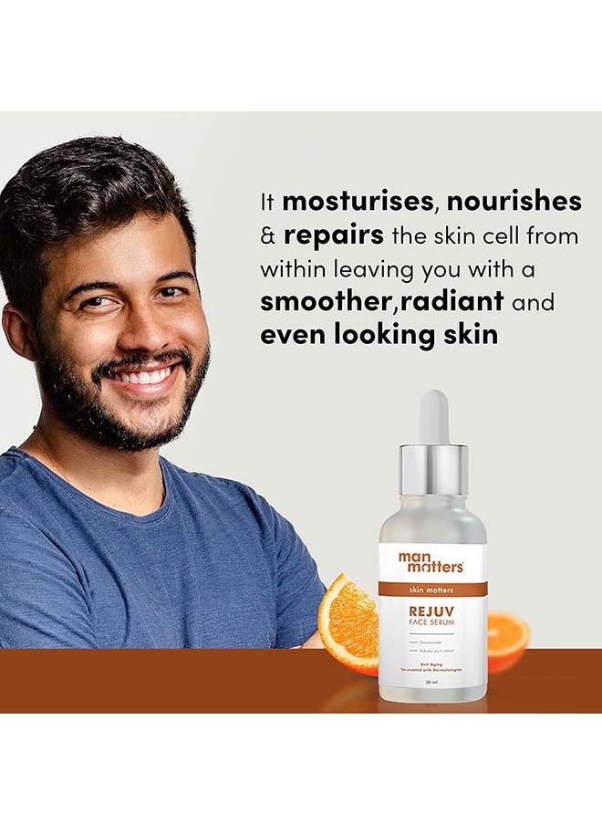 Man Matters - Rejuv Face Serum Radiant Skin, Fights Acne, Acne Scars, Aging And Dark Spots Co-Created By Dermatologists - Image 1