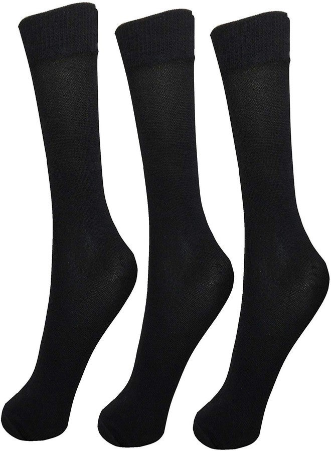 SUPER MARCHE Supermarche Unisex Regular Fit Ankle Socks (Pack of 3 Pair Black_2-4 Years) - Image 1