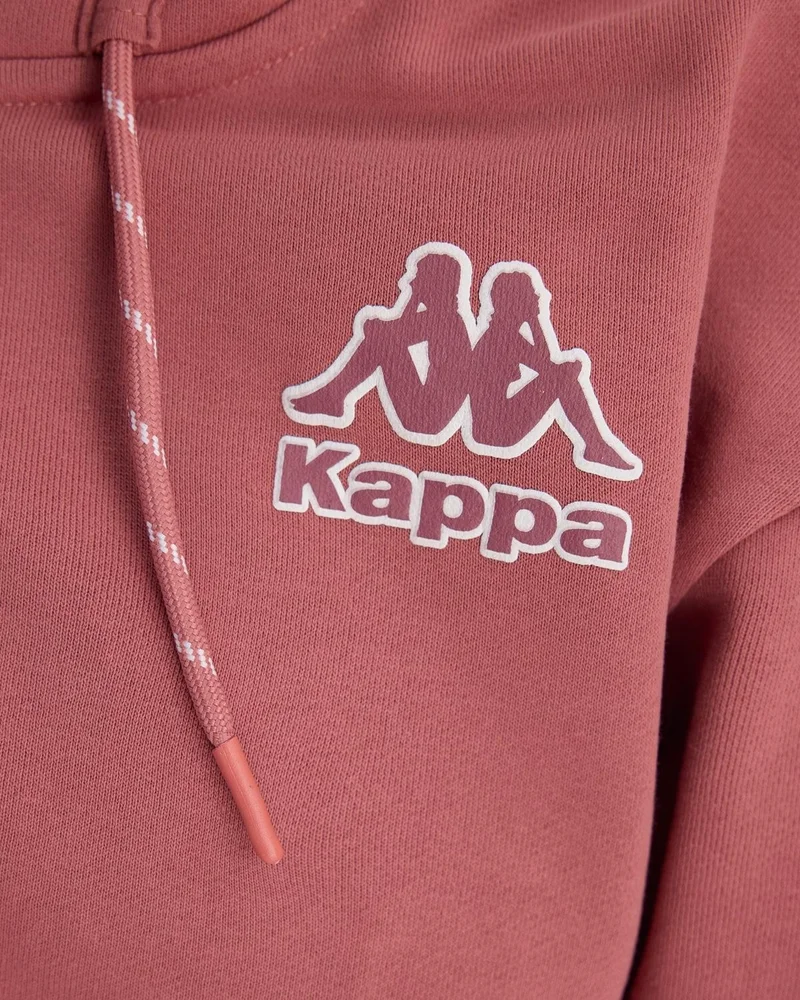 Kappa Logo Femisa Tur Women's Dusty Rose Comfort Fit Zippered Tracksuit Top
