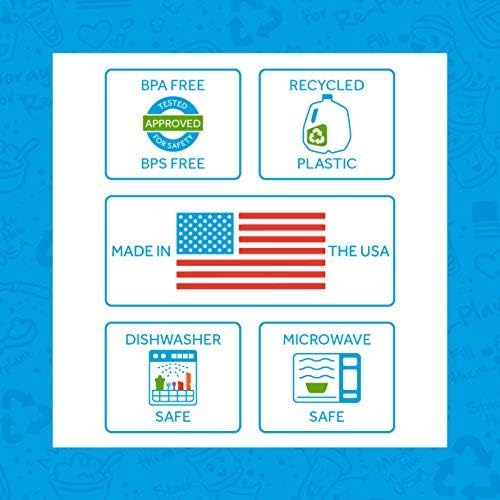 RePlay 12 Oz Toddler Bowls for Snack and Everyday Dining  Dishwasher and Microwave Safe  Made in USA  Set of 6575 x 575 x 2  Sorbet - Image 5