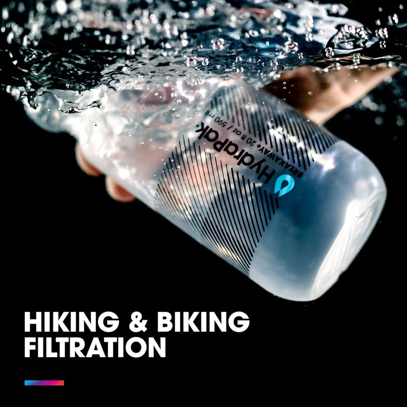 HydraPak Breakaway+ 880ml Filtered Squeeze Water Bottle - Image 2
