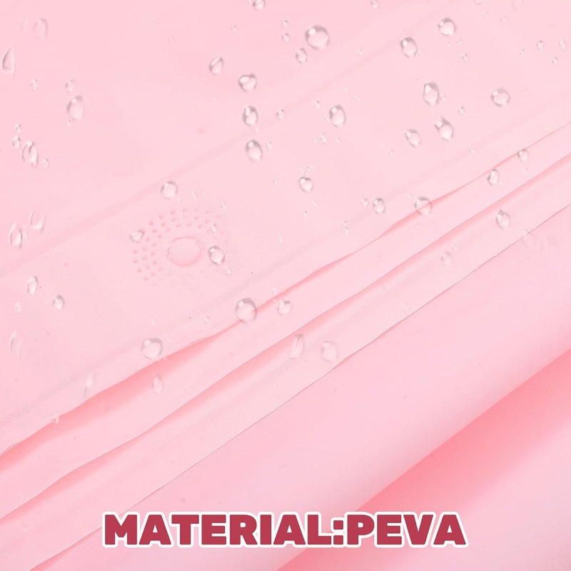 Zerodeko Waterproof Shower Curtain 180x180cm Large Bath Shower Curtain Peva Material for Hotel and Home Use - Image 3