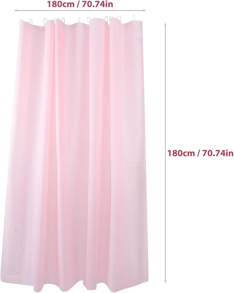 Zerodeko Waterproof Shower Curtain 180x180cm Large Bath Shower Curtain Peva Material for Hotel and Home Use - Image 1