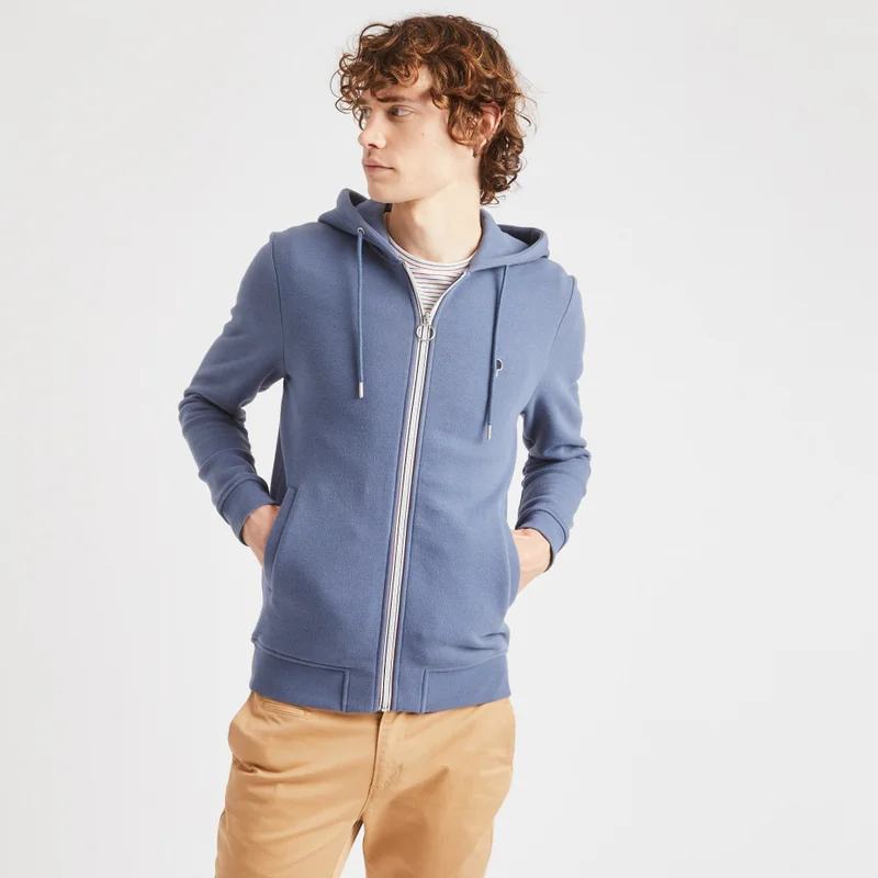 Faguo Mesnil - Blue hoodie in cotton