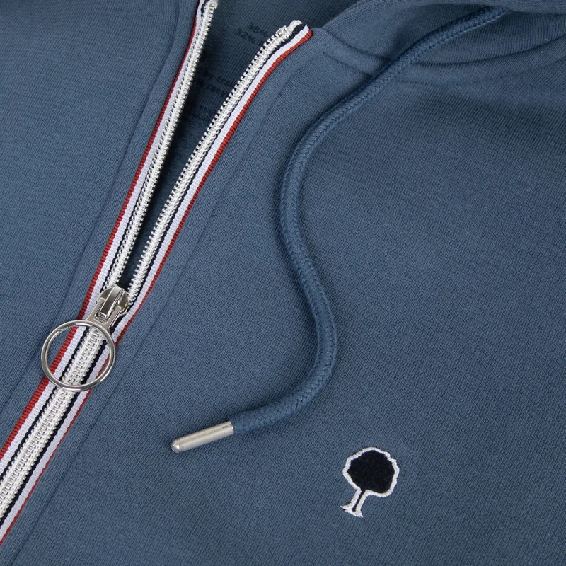 Faguo Mesnil - Blue hoodie in cotton