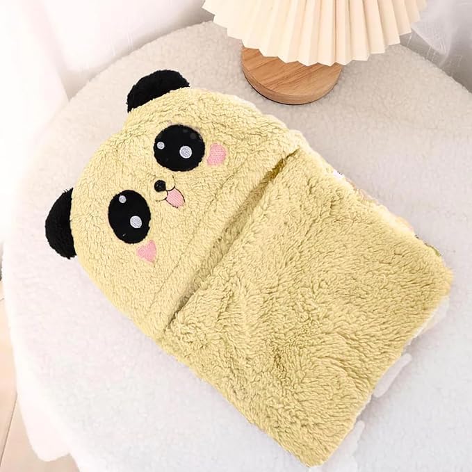 TRUE INDIAN Monkey Unisex Baby Winter Cap Panda Cartoon Monkey Cap, Toddler Hat, Baby Kids Woolen Cap, for Baby Boy & Baby Girl (4 Years, 5 Years) Beige - Image 4