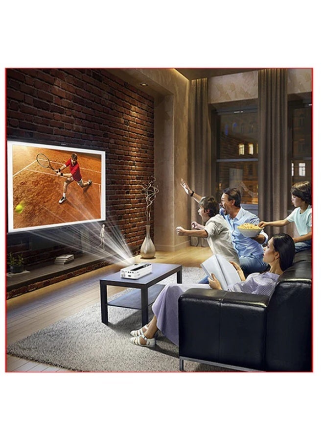 Crony UB-10 PULS 4K Smart Mini Projector | Enhanced Brightness & Auto Focus for Outdoor Movies | Wireless WiFi, HDMI, USB & Smartphone Compatible Home Theater System - Image 5