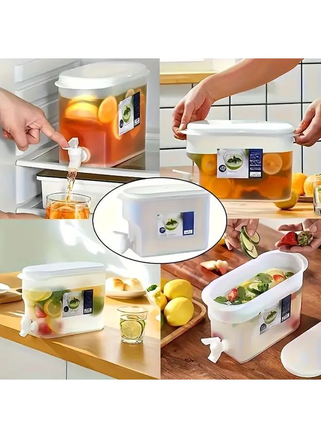 Large Capacity Beverage Dispenser With Faucet 118.35oz For Home And Commercial Use - Image 1