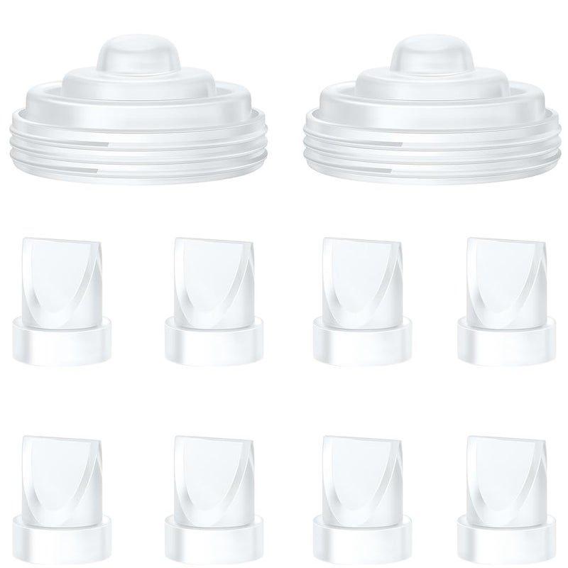 8PCS Duckbill Valves 2PCS Diaphragm Compatible with Momcozy M5 Wearable Breast Pump Replacement Pump Parts Accessories Compatible for M5 Momcozy Not Original Mom Cozy Accessories