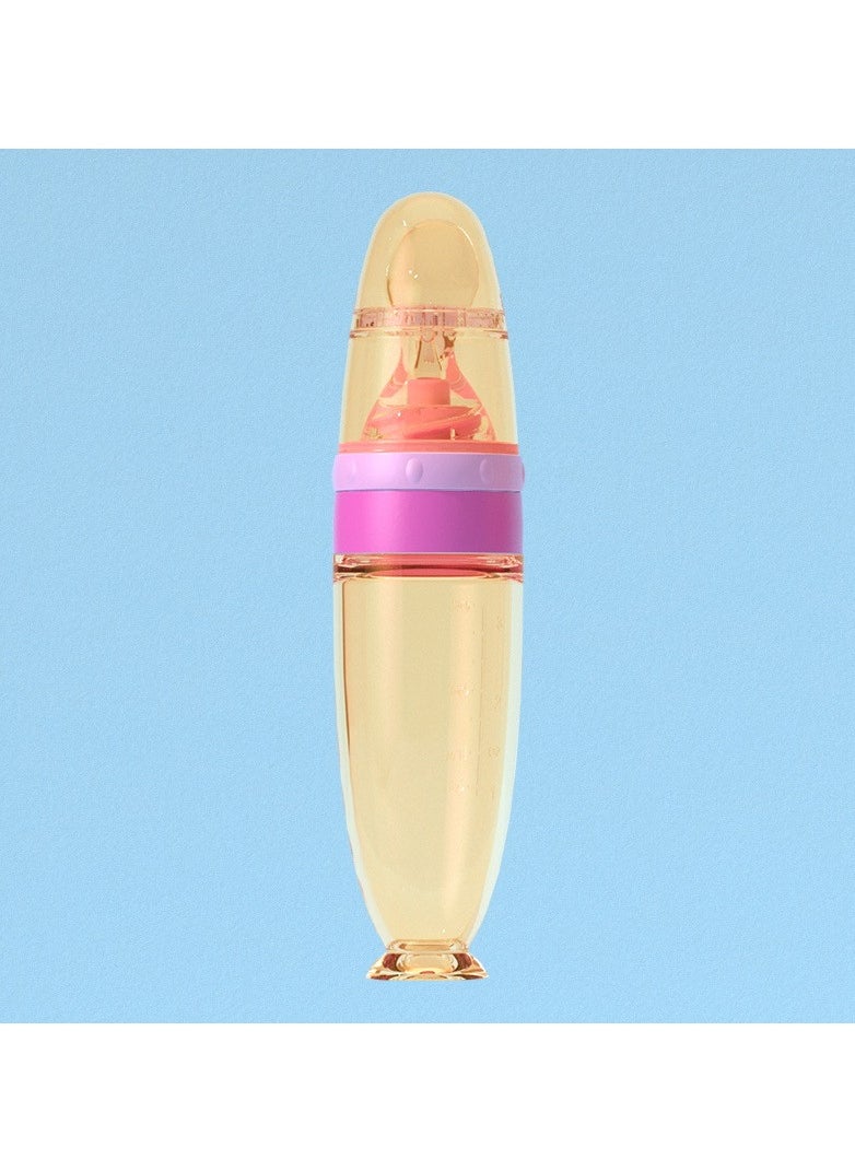 KUYING New Baby Glass Silicone Cover With Handle Baby Anti Choking Anti bloating And Anti Drop Bottle 