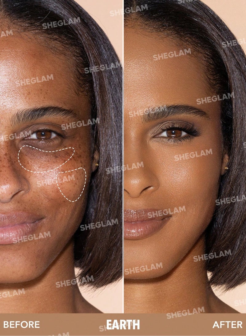 SHEGLAM Like Magic 12Hr Full Coverage Concealer Earth - Image 2
