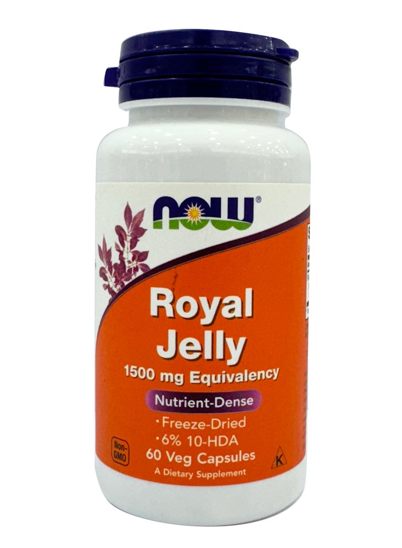 now Royal Jelly 1500Mg 60 Count