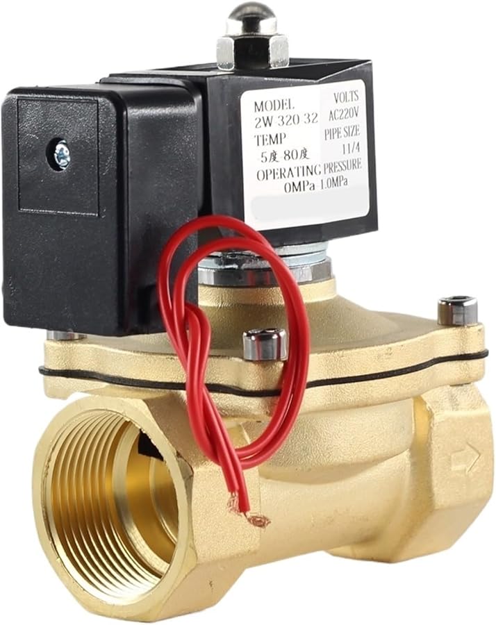 Normally Closed Solenoid Valve 24V For Water Gas Oil AC220V DC12V DC24V DN10 15 25 32 - Image 1