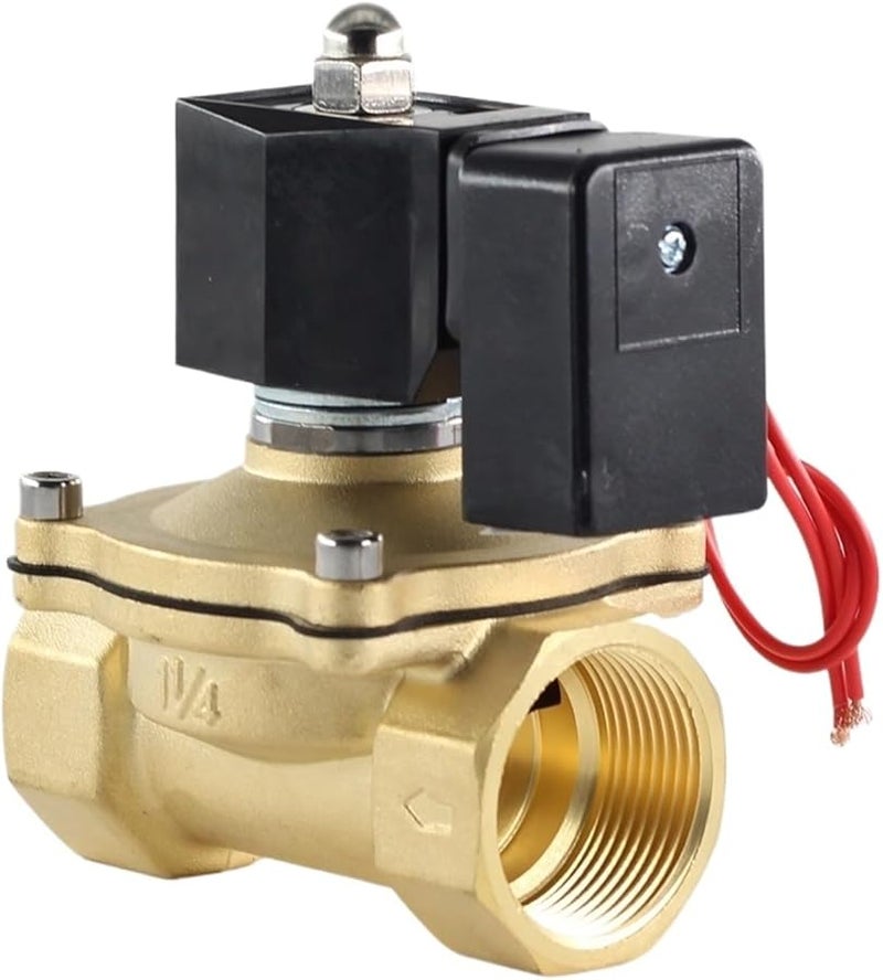 Normally Closed Solenoid Valve 24V For Water Gas Oil AC220V DC12V DC24V DN10 15 25 32 - Image 3