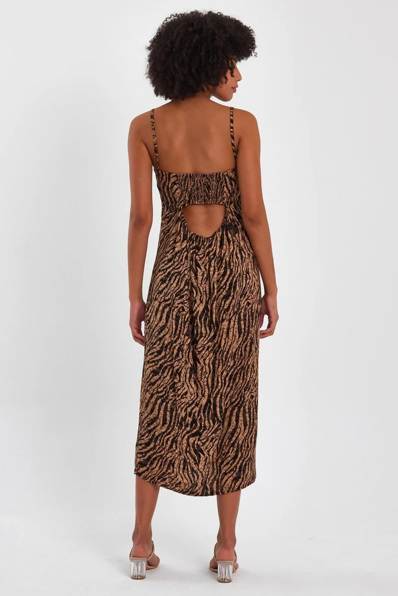 الكسندر جاردي Zebra Print Dress