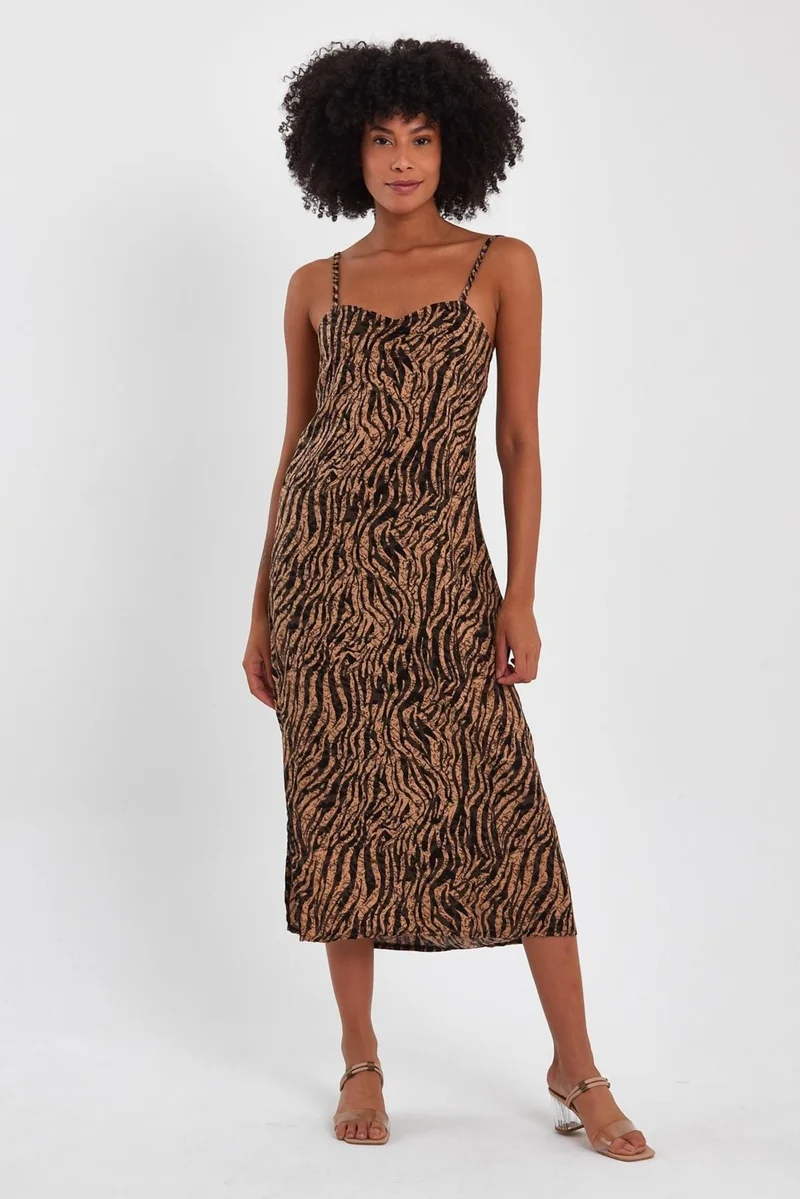 الكسندر جاردي Zebra Print Dress