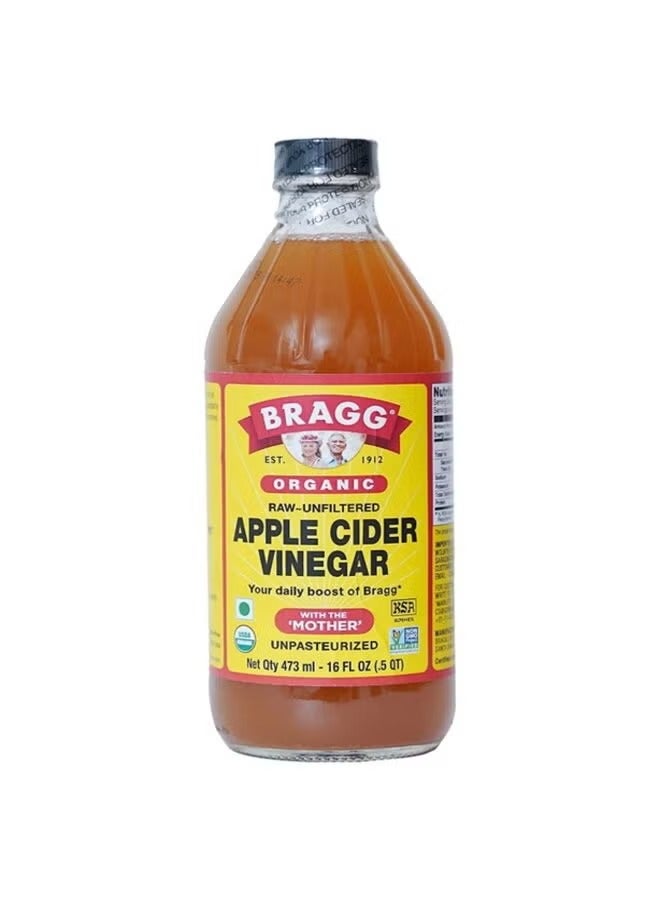 Bragg Organic Raw Apple Cider Vinegar Health Supplement 473Ml - Image 1