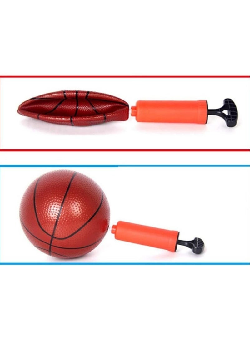 Toy Box Kids Basketball Hoop Stand with 2 balls, Height Adjustable 1.64 FT-4.92 FT, Mini Hoop Basketball Goal Gifts for Baby Kids Boys Girls Indoor Outdoor Outside Yard Backyard Games  - Image 5