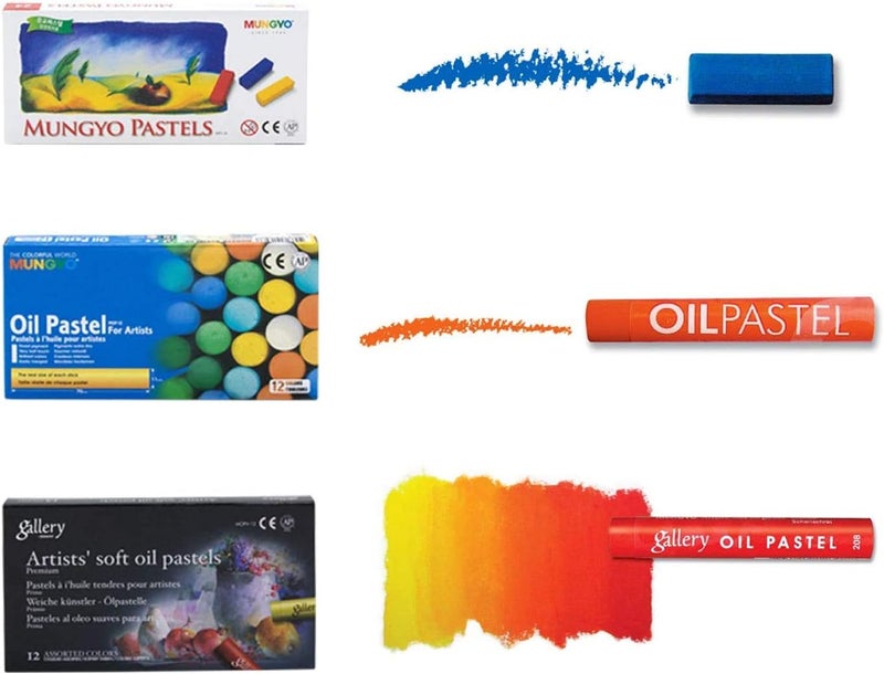 Mungyo Gallery Soft Oil Pastels Wood Box Set of 72 - Assorted Colors - Image 4