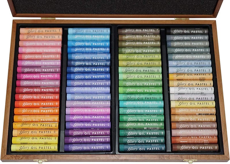 Mungyo Gallery Soft Oil Pastels Wood Box Set of 72 - Assorted Colors - Image 3