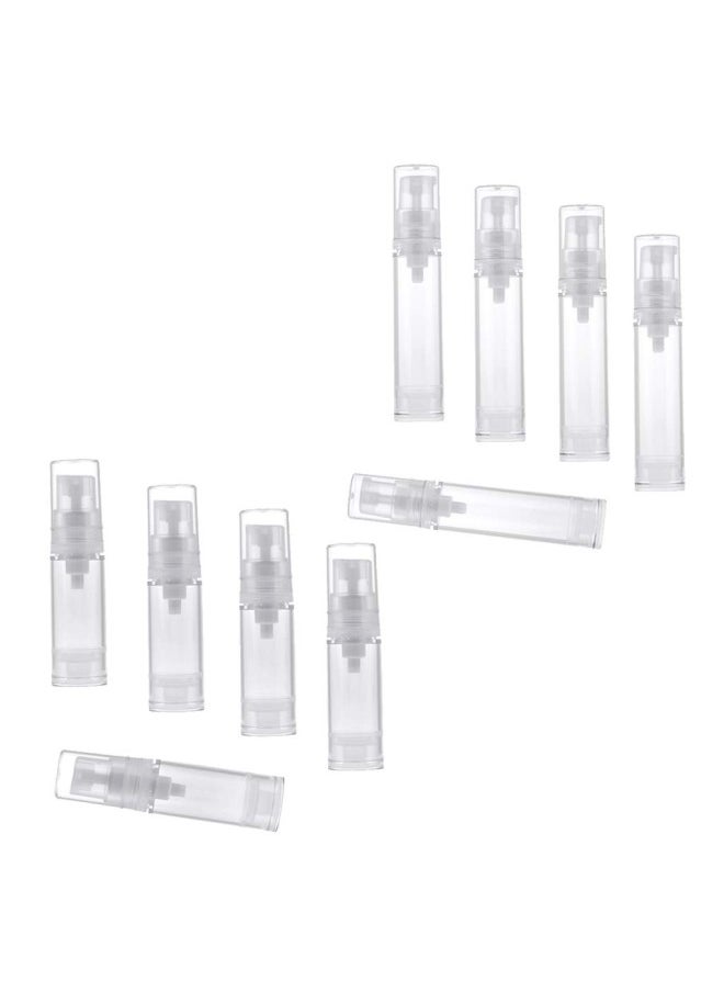 silvercnc 10Pcs Mini Portable Empty Cosmetic Containers Toiletries Vacuum Pump Bottles  - Image 4
