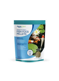 Premium Staple Pond And Koi Fish Food, Mixed Pellet Size, 2.2Pounds