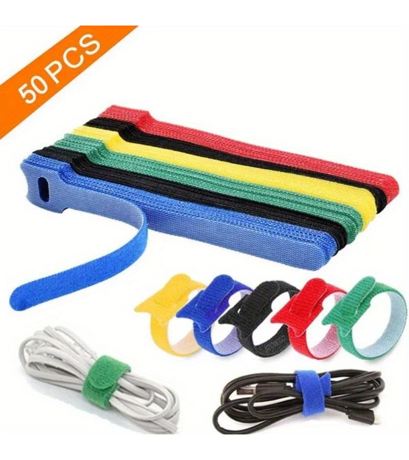 30 Pcs Reusable Self Adhesive Cable Clamps Multi Functional Cable Management for Home Office - Image 4